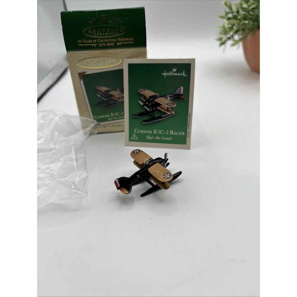 2003 Hallmark Keepsake-Curtiss R3C-2 Racer-Sky's the Limit Miniature Series #3
